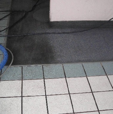 restaurant during cleaning