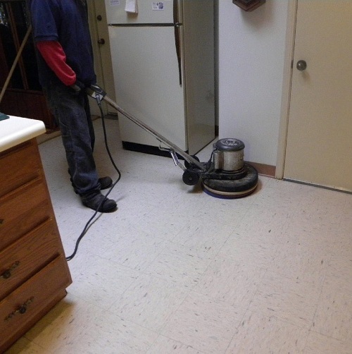 VCT tile cleaning